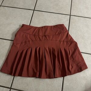 Workout skirt w/ built in shorts